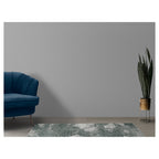 CONTEMPORARY BLUE MODERN CLOUDS RUNNER RUG