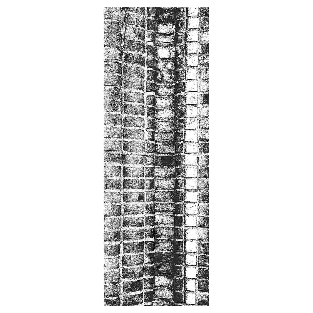 CONTEMPORARY GREY BRICK PATTERN RUNNER RUG — Cape Rug, Home & Art