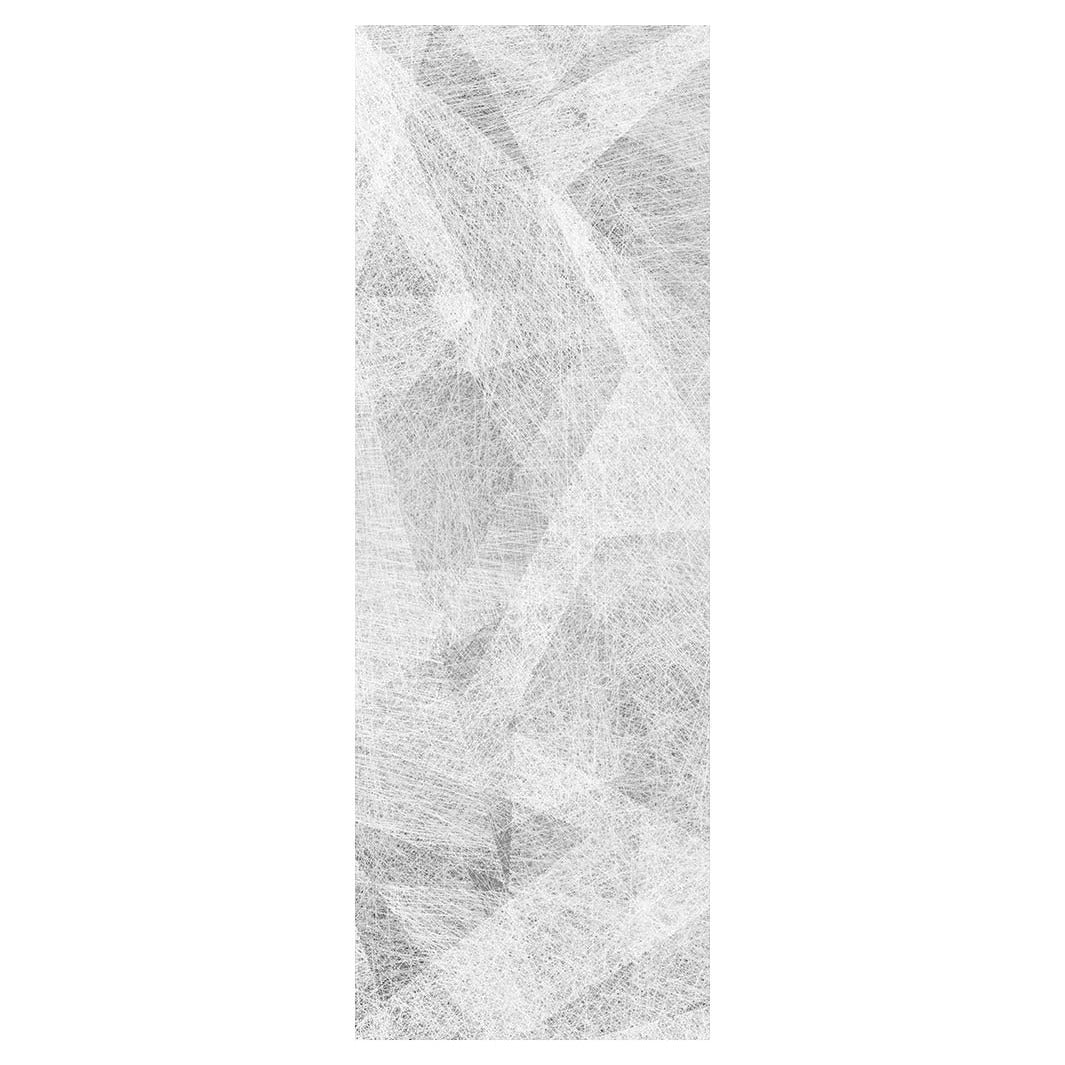 CONTEMPORARY GREY LIGHT FINE LINES RUNNER RUG