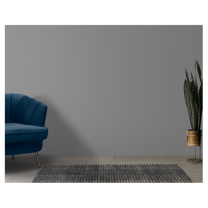 CONTEMPORARY BROWN CONTRAST STRIPES RUNNER RUG