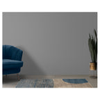 CONTEMPORARY BLUE ABSTRACT ROUND RUNNER RUG