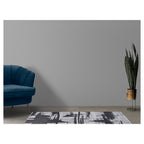 MODERN GREY INK BRUSH STROKES  RUNNER RUG