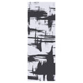 MODERN GREY INK BRUSH STROKES  RUNNER RUG