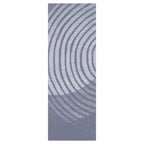 MODERN GREY ROUND GEOMETRIC ART RUNNER RUG