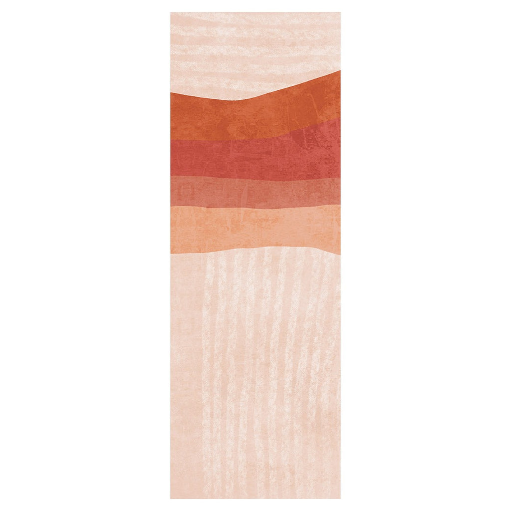 MODERN PEACH DESERT DUNES ABSTRACT  RUNNER RUG