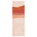 MODERN PEACH DESERT DUNES ABSTRACT  RUNNER RUG