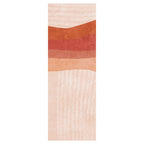 MODERN PEACH DESERT DUNES ABSTRACT  RUNNER RUG