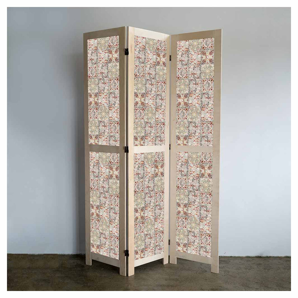ANTIQUE FADED MOROCCAN TILE ROOM DIVIDER