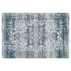 CLASSIC BLUE AGED DISTRESSED RECTANGULAR RUG