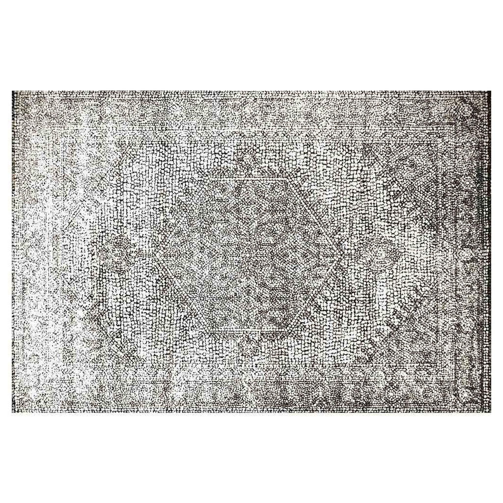 CLASSIC GREY VINTAGE DISTRESSED RECTANGULAR RUG