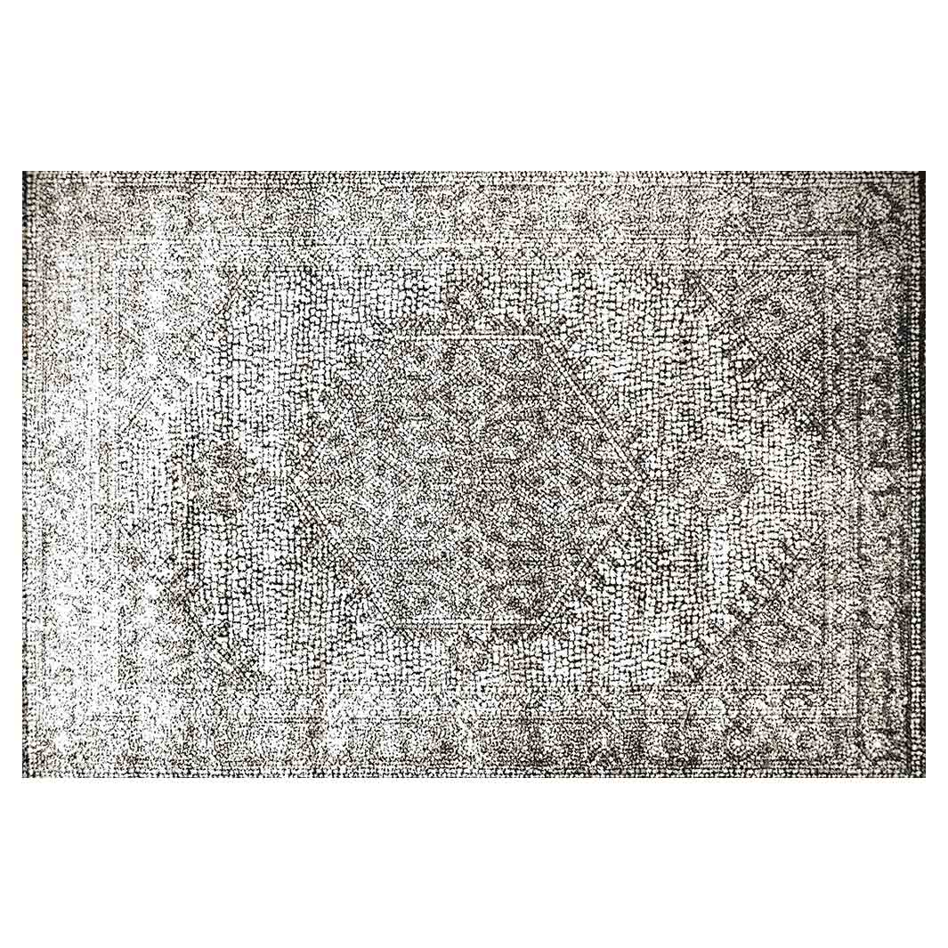 CLASSIC GREY VINTAGE DISTRESSED RECTANGULAR RUG
