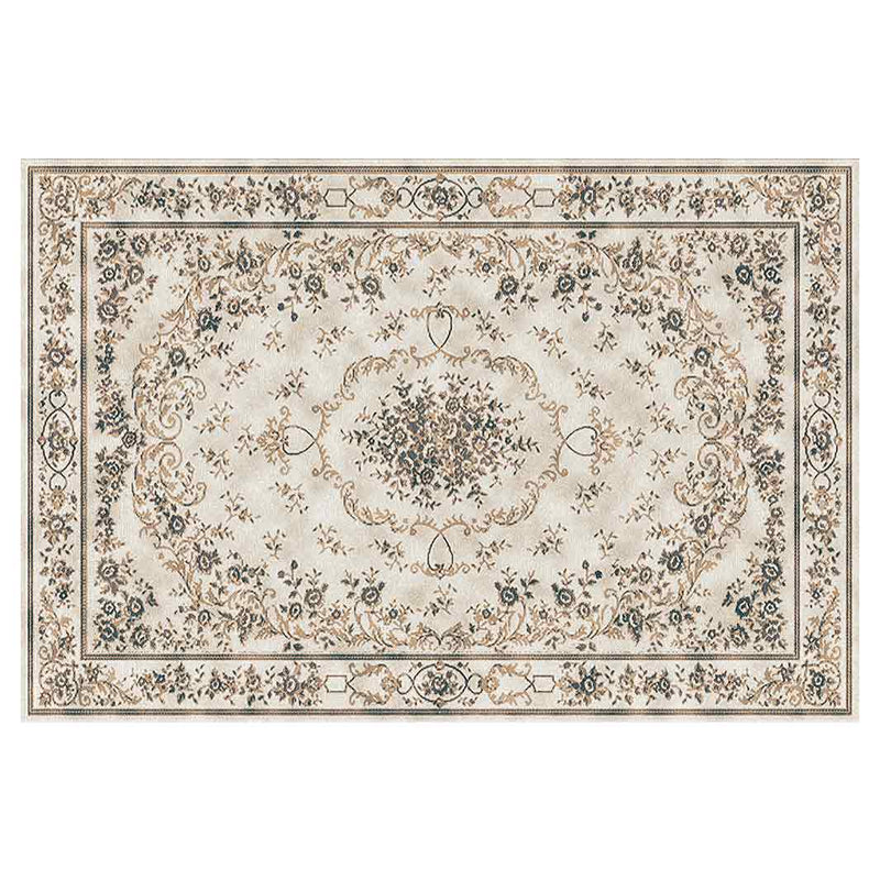 CLASSIC BEIGE VINTAGE FLORAL RECTANGULAR RUG — Cape Rug, Home & Art