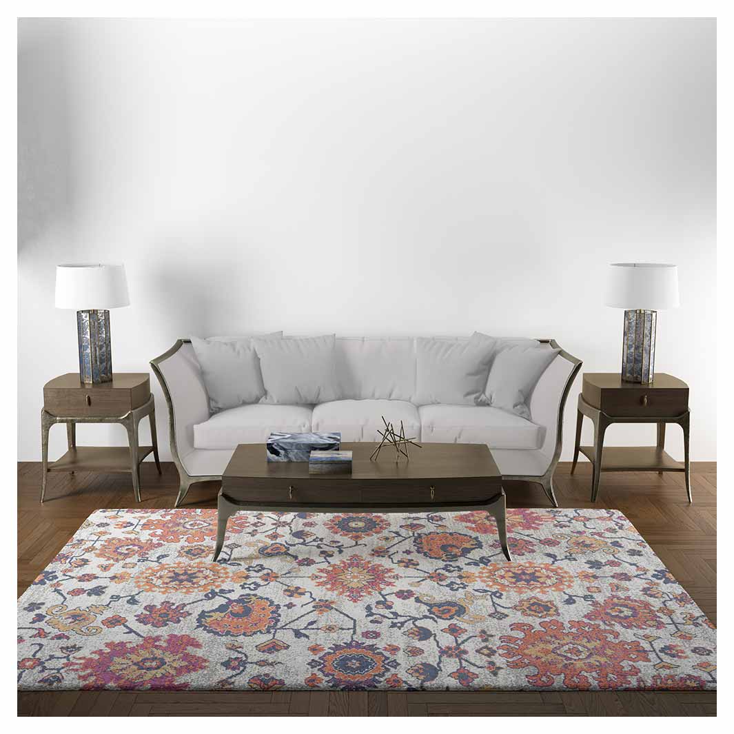 CLASSIC RED PERSIAN ACCENT RECTANGULAR RUG