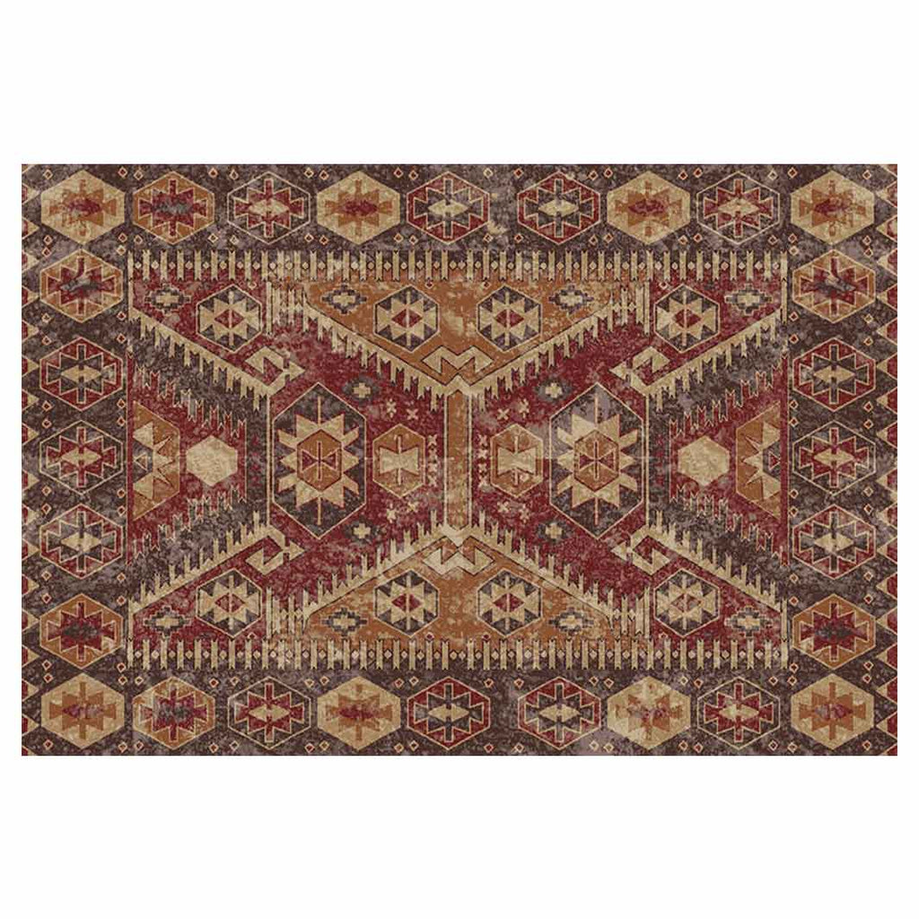 CLASSIC RED VINTAGE PERSIAN RECTANGULAR RUG