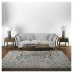 CLASSIC BLUE TRADITIONAL RECTANGULAR RUG