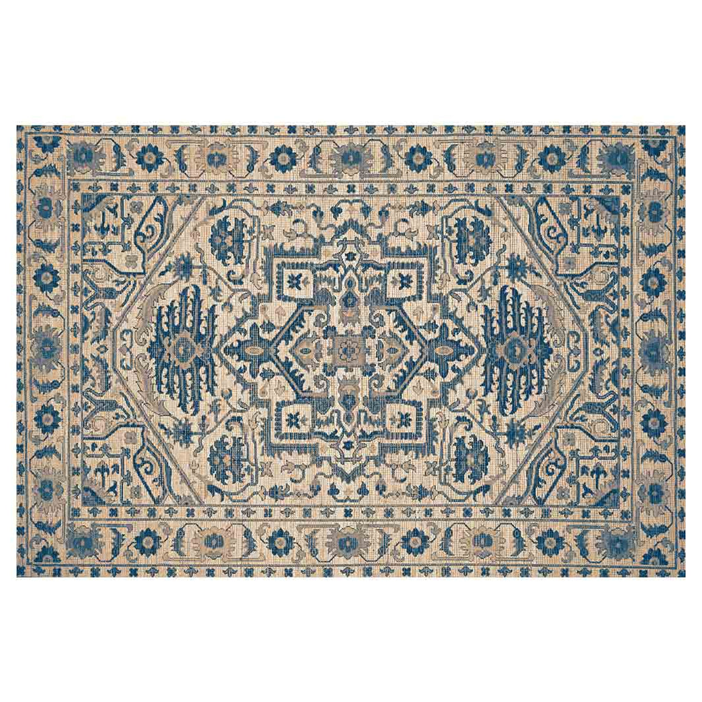 CLASSIC BLUE TRADITIONAL RECTANGULAR RUG