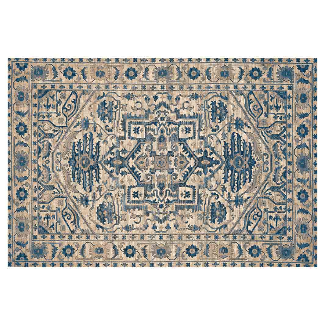 CLASSIC BLUE TRADITIONAL RECTANGULAR RUG