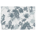 CLASSIC BLUE TONED FOLIAGE RECTANGULAR RUG