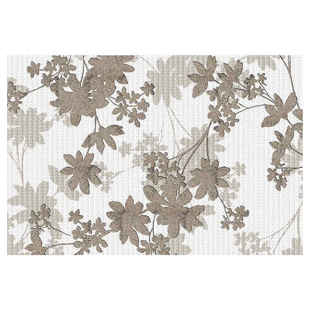 CLASSIC BEIGE TONED FOLIAGE RECTANGULAR RUG