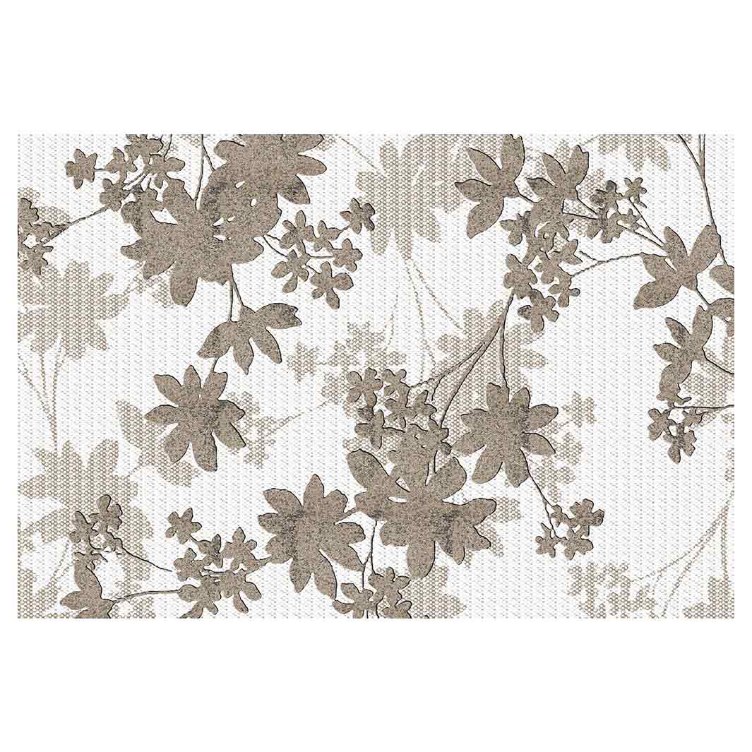 CLASSIC BEIGE TONED FOLIAGE RECTANGULAR RUG