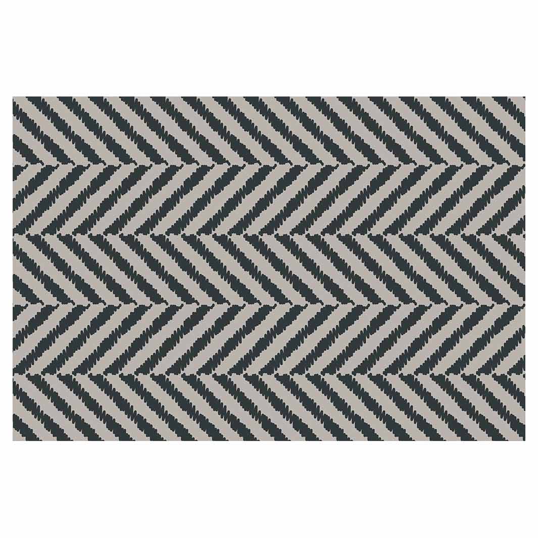 CONTEMPORARY GREY NATURAL TONED MINIMALISTIC LINES RECTANGULAR RUG