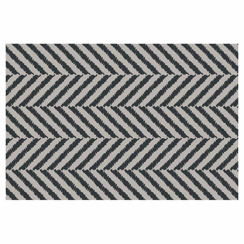 CONTEMPORARY GREY NATURAL TONED MINIMALISTIC LINES RECTANGULAR RUG