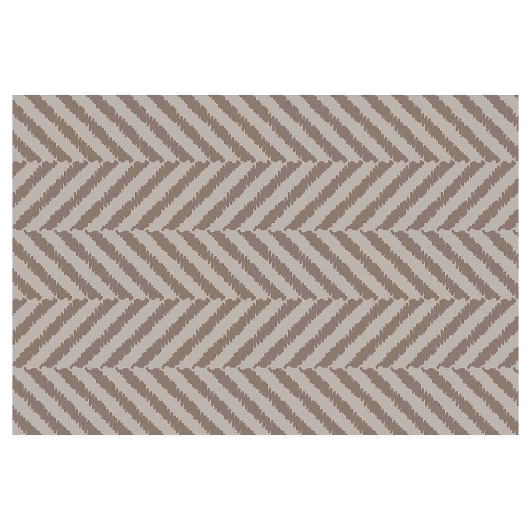 CONTEMPORARY BROWN NATURAL TONED MINIMALISTIC LINES RECTANGULAR RUG
