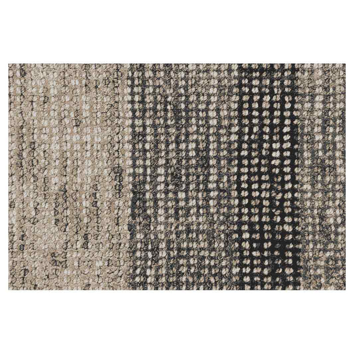 CONTEMPORARY BROWN TEXTURE MINIMALISTIC RUG RECTANGULAR RUG