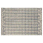 CONTEMPORARY GREY WEAVE MINIMALISTIC RECTANGULAR RUG