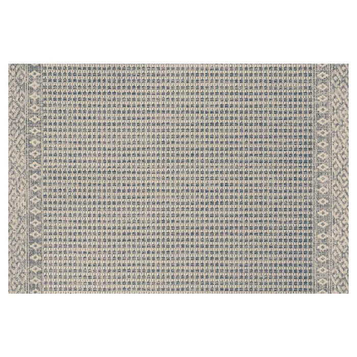 CONTEMPORARY GREY WEAVE MINIMALISTIC RECTANGULAR RUG