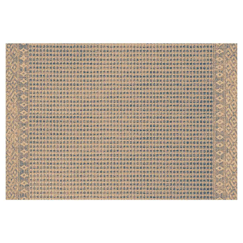 CONTEMPORARY BEIGE WEAVE MINIMALISTIC RECTANGULAR RUG