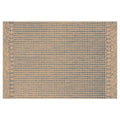 CONTEMPORARY BEIGE WEAVE MINIMALISTIC RECTANGULAR RUG