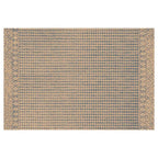 CONTEMPORARY BEIGE WEAVE MINIMALISTIC RECTANGULAR RUG