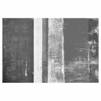 MODERN CHARCOAL BLOCKS DISTRESSED RECTANGULAR RUG