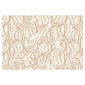 MODERN BEIGE ABSTRACT PATTERN DRAWING RECTANGULAR RUG