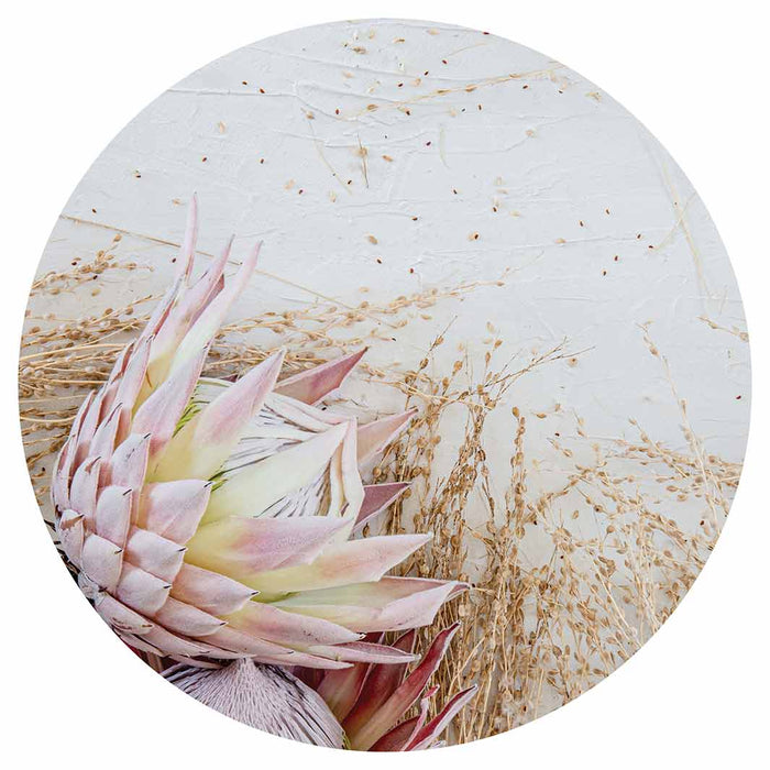 FLORAL PINK GRASSY PROTEA SERVING BOARD