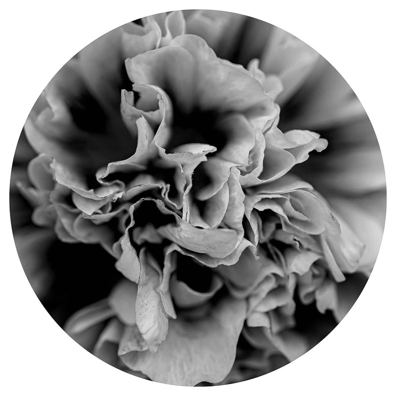 FLORAL BLACK AND WHITE PEONY LAZY SUSAN