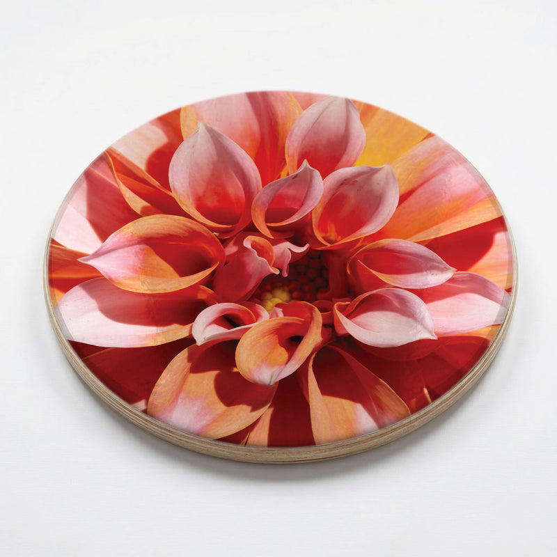FLORAL PINK DAHLIA CHEESEBOARD