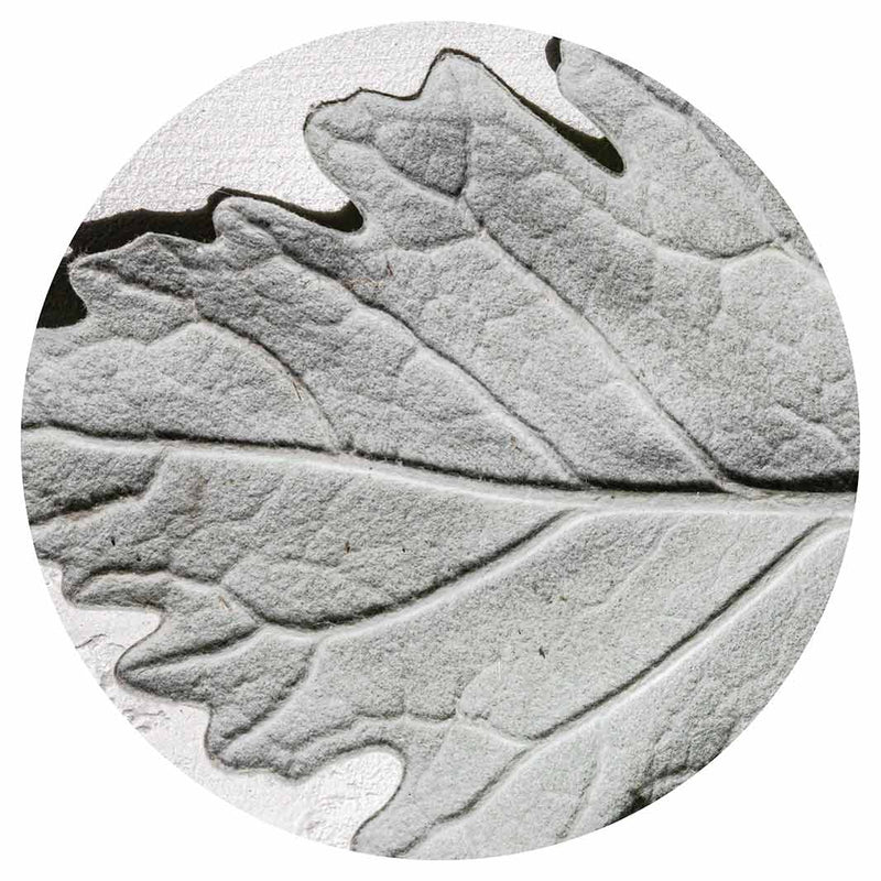LEAVES GREY MONOCHROME LEAF LAZY SUSAN