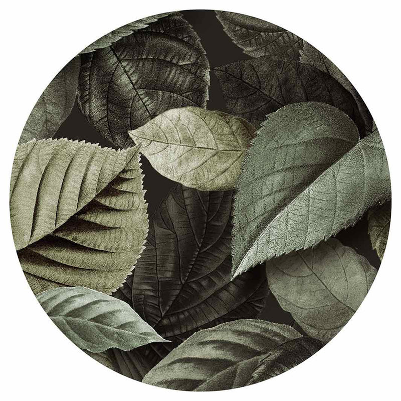 LEAVES GREEN MONOCHROMATIC LEAVES LAZY SUSAN