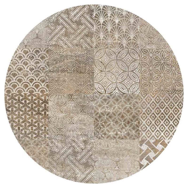 PATTERN BROWN MODERN TILE NATURAL CHEESEBOARD