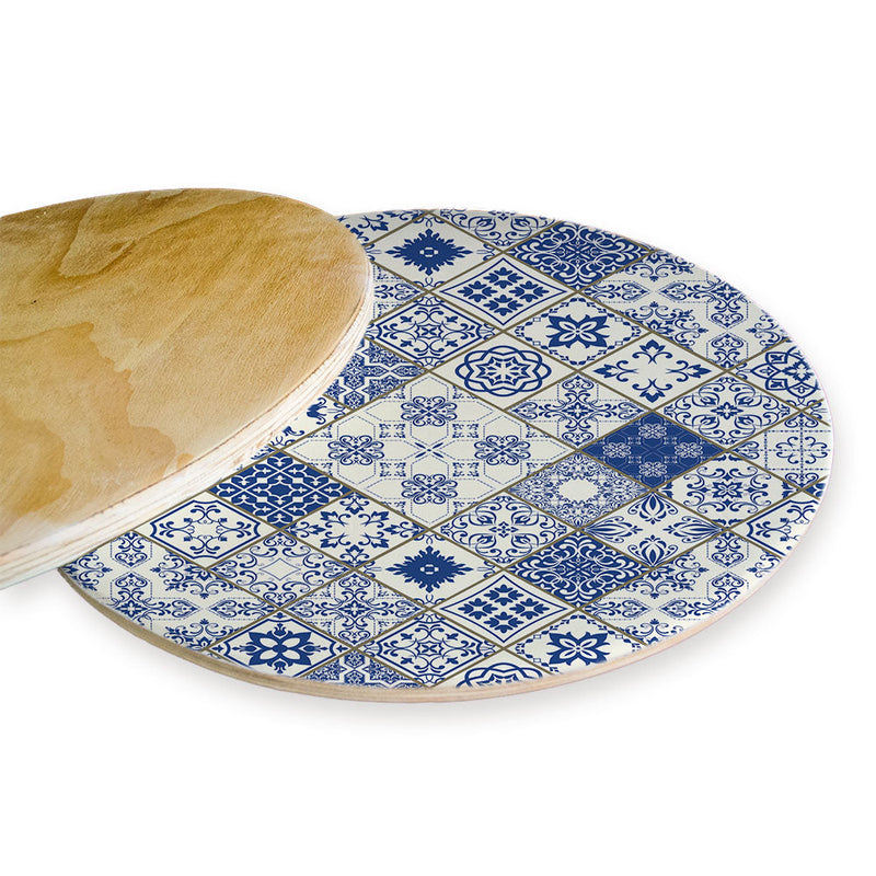 PATTERN BLUE DIAMOND LISBON CHEESEBOARD