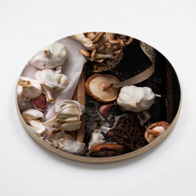 MUSHROOM AND GARLIC CHEESEBOARD