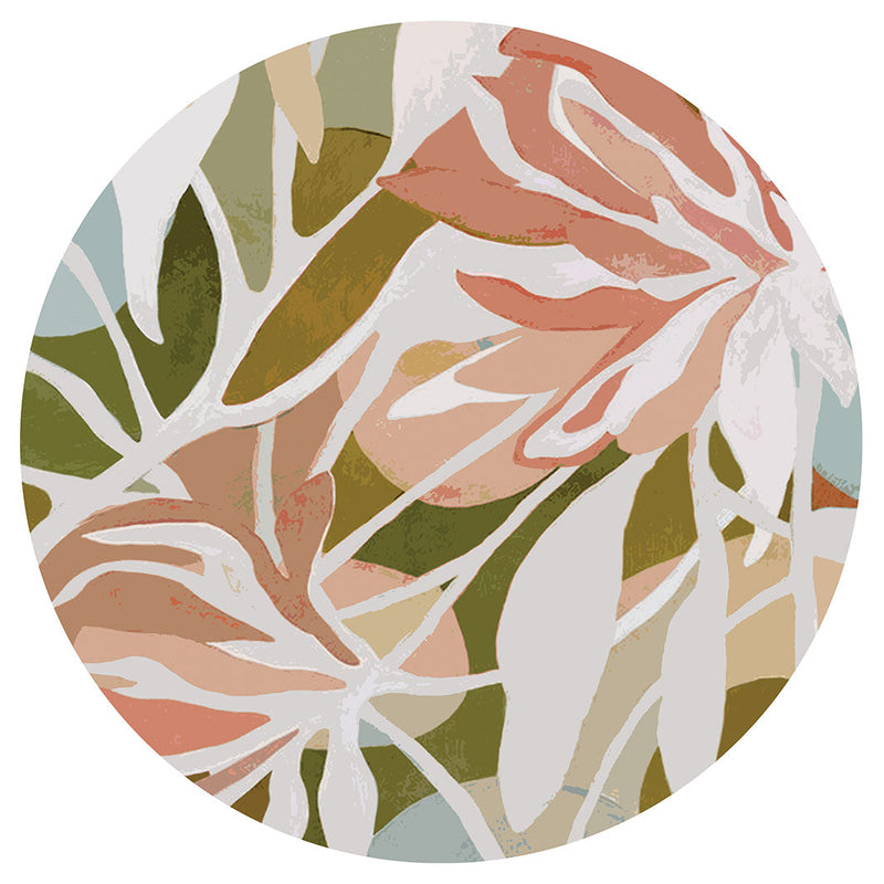 EARTH TONED ABSTRACT FLORAL CHEESEBOARD