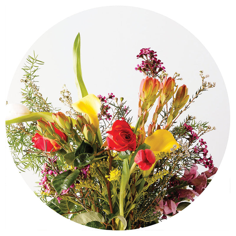 MIXED FLOWERS CHEESEBOARD