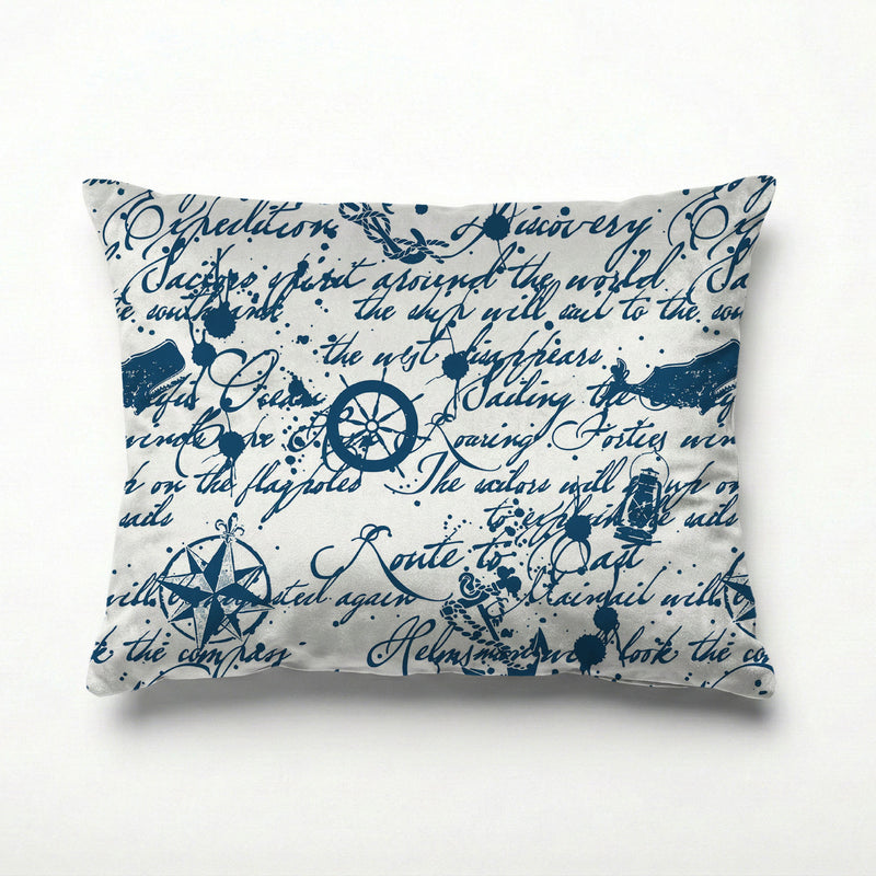 SAILOR'S SCRIPTS SCATTER CUSHION