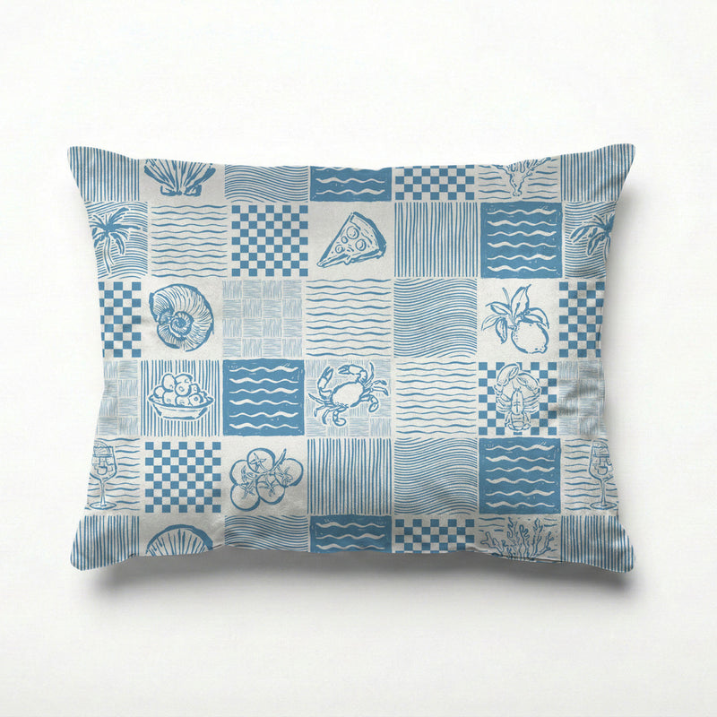 COASTAL PATCHWORK SCATTER CUSHION
