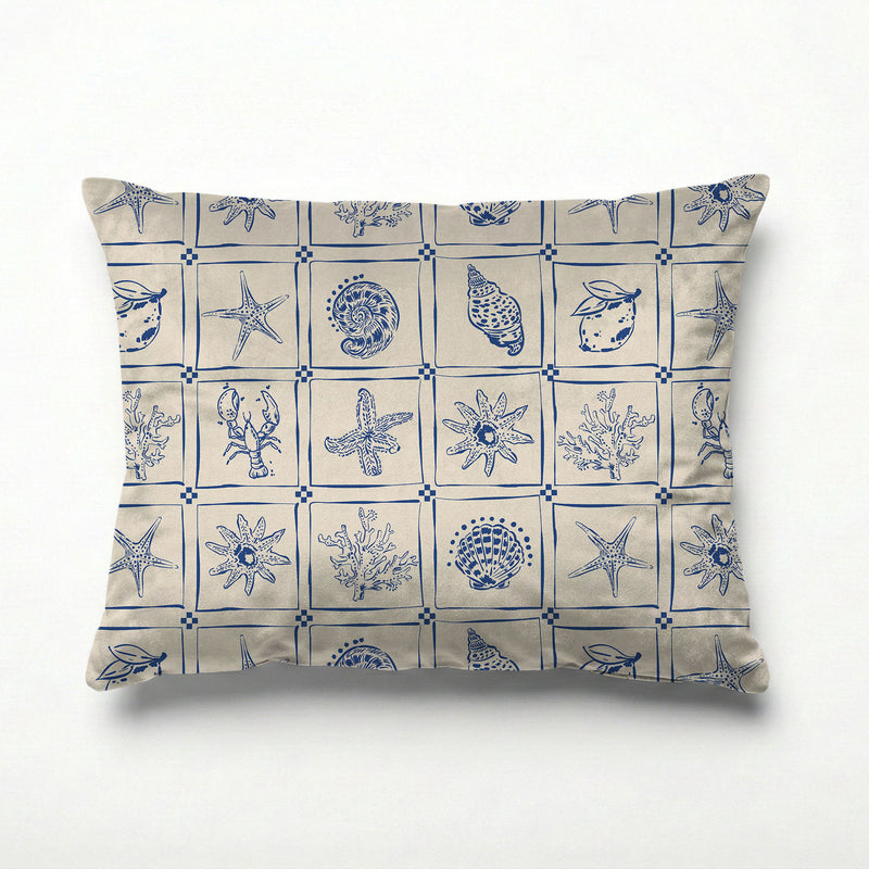 SEASHELL MOSAIC SCATTER CUSHION