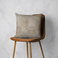 PATTERN BROWN MODERN TILE NATURAL SCATTER CUSHION