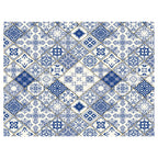 PATTERN BLUE DIAMOND LISBON SCATTER CUSHION